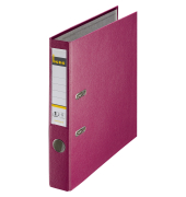 Ordner No.1 Power 291600 BRO, A4 52mm schmal PP vollfarbig brombeer