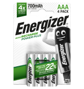 Akkus Recharge Power Plus, AAA / Micro / HR03, 1,2 Volt