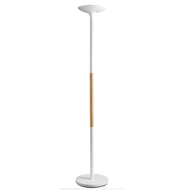 Deckenfluter PRYSKA 400110157 Touch-Dimmer wei&szlig;/Buche