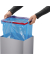 Abfalleimer Big-Box Swing XL 33,9 x 76,3 x 26 cm (B x H x T) 52l Stahlblech silber 1 Sortierfach