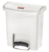 Tretabfalleimer Slim Jim 1883554 Kunststoff 15l wei&szlig;