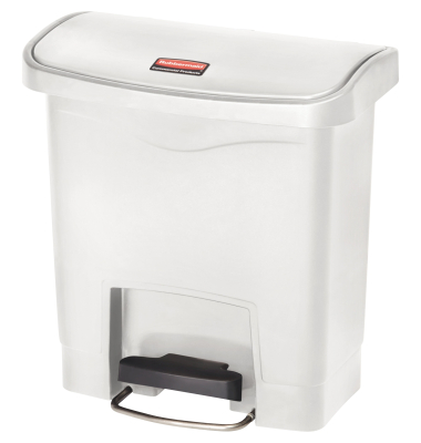 Tretabfalleimer Slim Jim 1883554 Kunststoff 15l wei&szlig;