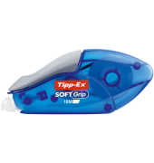 Korrekturroller 895933 Softgrip, blau/transparent, 4,2mm x 10m, Einweg, in Display