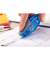 Korrekturroller 895933 Softgrip, blau/transparent, 4,2mm x 10m, Einweg, in Display