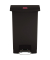 Tretabfalleimer SLIM JIM STEP-ON, 50 Liter, KunststoffTragegriff Deckel Einsatz Griffrand