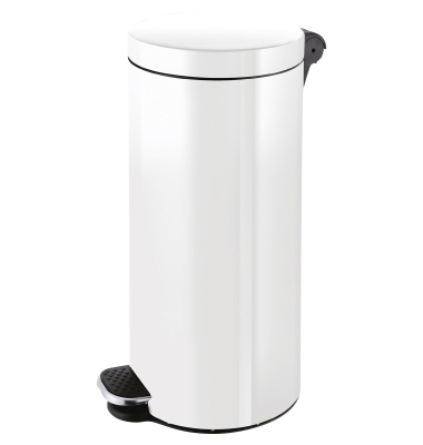 Tretabfalleimer H2404305 Silberionen 30l wei&szlig;