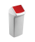 Abfalleimer DURABIN FLIP VEH2012037 36,6x74,7x32cm wei&szlig;/rot