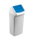 Abfalleimer DURABIN FLIP VEH2012036 36,6x74,7x32cm wei&szlig;/blau