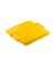 Abfalleimer DURABIN FLIP VEH2012030 52x61x49cm grau/gelb