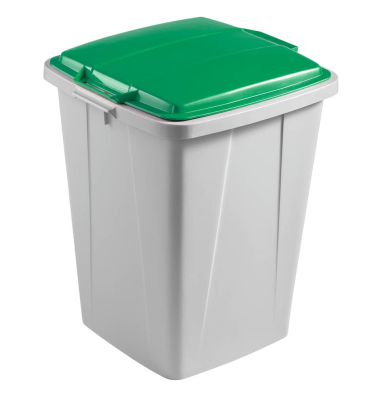 Abfalleimer DURABIN FLIP VEH2012032 52x61x49cm grau/gr&uuml;n