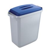 Abfalleimer DURABIN VEH2012027 60l grau +Deckel bl