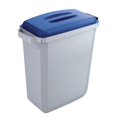 Abfalleimer DURABIN VEH2012027 60l grau +Deckel bl