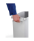 Abfalleimer DURABIN VEH2012027 60l grau +Deckel bl