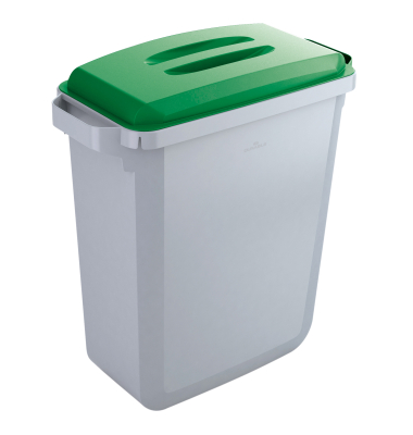 Abfalleimer DURABIN VEH2012028 60l grau +Deckel gn