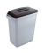 Abfalleimer DURABIN VEH2012029 60l grau +Deckel sw