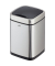 Papierkorb NO TOUCH - 6 l, rechteckig, Edelstahl