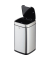 Papierkorb NO TOUCH - 12 l, rechteckig, Edelstahl