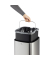 Papierkorb NO TOUCH - 35 l, rechteckig, Edelstahl