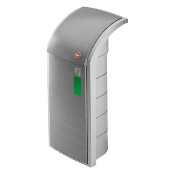 Hailo ProfiLine WSB Design XXXL Mülleimer 120,0 l grau, 1 St.
