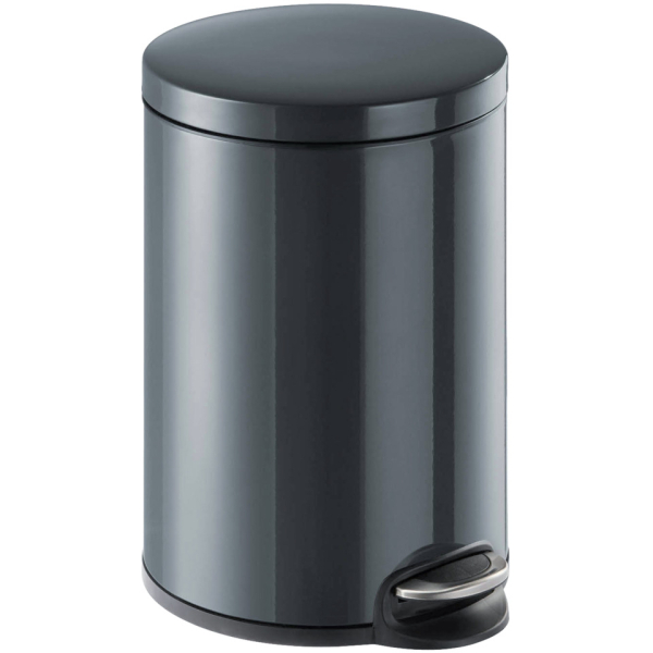 Durable Treteimer Metall, 20 Liter, antrazit, Maße:360x455 mm, Ø 292 mm, 4005546302010 Durable