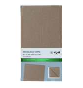 Pr&auml;sentationsmappe Rechnungen beige