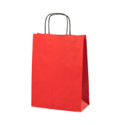 Tragetasche Papier 240x110x330mm rot