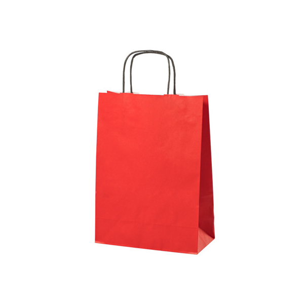 200 Stück MailMedia Tragetasche Papier 240x110x330mm rot 4003928017736 MailMedia