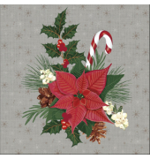 Weihnachtlicher Zelltuchserviette