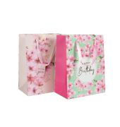 Geschenktasche 58677, Blumen/Geburtstag, 180mm x 230mm