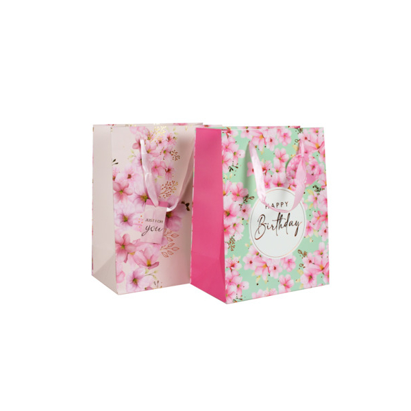 12 Stück Donau Geschenktasche 58677, Blumen/Geburtstag, 180mm x 230mm 9004546586777 Donau