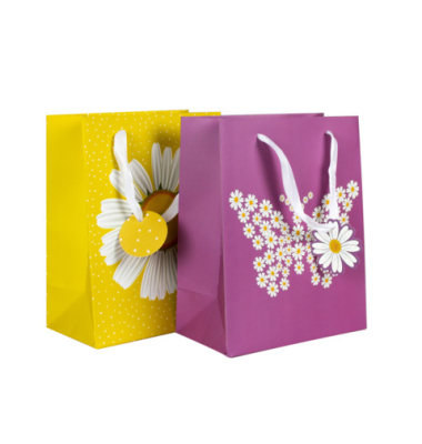 Geschenktasche 58669, Blume/Schmetterling, 180mm x 230mm