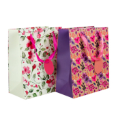 Geschenktasche 58672, Blumen, 180mm x 230mm