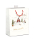 Geschenktasche 7522-2408-M, Weihnachten, mit Tragekordel, Winterwelt, 18cm x 23cm