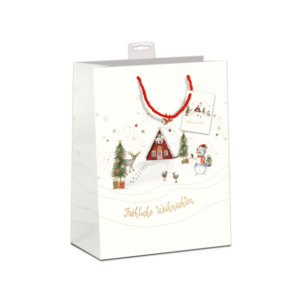 6 Stück Alpedia Geschenktasche 7522-2408-M, Winterwelt, 180mm x 230mm 4017703900151 Alpedia