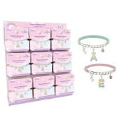 Armband m. Buchstaben Charms sortiert