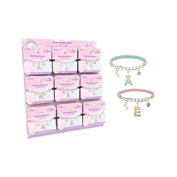 27 Stück BB KLOSTERMANN Armband m. Buchstaben Charms sortiert 4033866223111 BB KLOSTERMANN