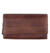 Geldb&ouml;rse Leder RFID cognac