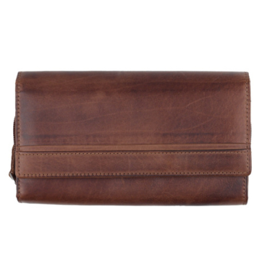 Geldb&ouml;rse Leder RFID cognac
