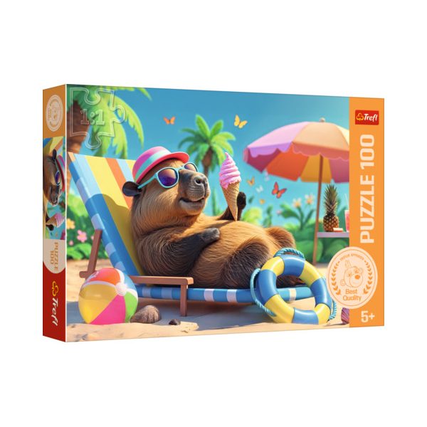 Trefl Puzzle Capybara style relax 5900511165371 Trefl
