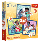 Puzzle 3in1 Disney Lilo&Stitch
