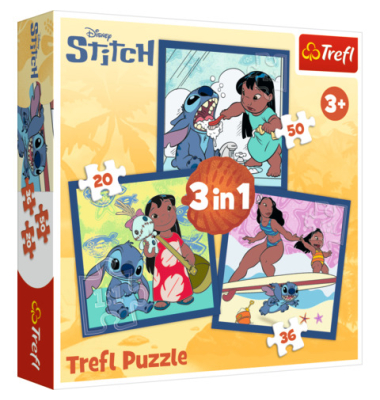 Puzzle 3in1 Disney Lilo&Stitch