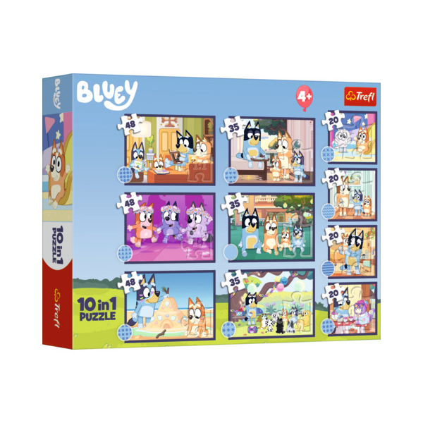 Trefl Puzzle 10in1 Story of Bluey 5900511960112 Trefl