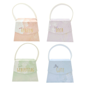 Geschenkbox Handtasche pastell sortiert