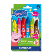 Wachsmalkreideetui 6ST Peppa Pig