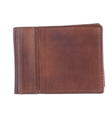 Geldb&ouml;rse Hallifax Leder RFID cognac