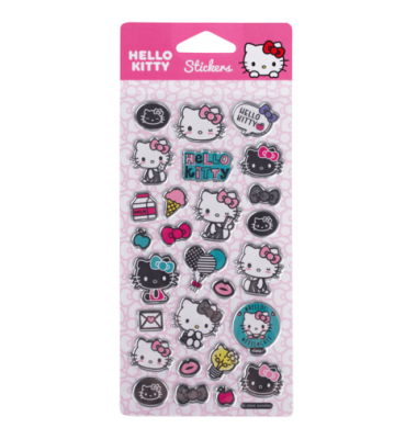 Sticker Hello Kitty schwarz