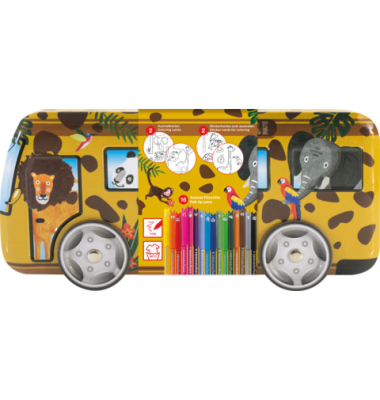 Metallbus Safari gelb