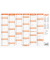 Tafelkalender 2911/27, 6 Monate / 1 Seite, 21x14,8cm (BxH) (A5 quer), 2027