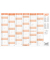 Plakatkalender 2911/27, 6 Monate / 1 Seite, 21x14,8cm (A5 quer), 2027