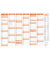 Plakatkalender 2912/27, 6 Monate / 1 Seite, 21x29,7cm (A4 quer), 2027